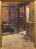 Nicola Ciletti, Sacerdote Seduto In Sagrestia