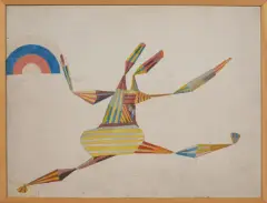 Personaggio 1959 by Emilio Tadini, offered Dec 2019