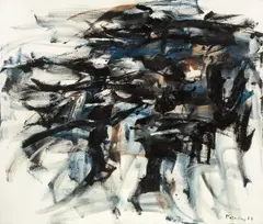 Peter Brüning, Nr. 16, 1959, Öl auf Leinwand