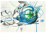 Sigmar Polke, Ohne Titel (Erotische Phantasie), 1973, Gouache auf Papier