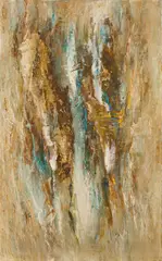 Gerhard Hoehme, branilen, 1957, Öl auf Leinwand