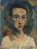 Jünglingskopf by Karl Hofer, 1943, Öl auf Leinwand, sold Nov 2011