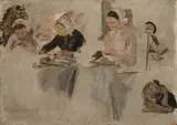 Max Liebermann, Brabanter Spitzenklöpplerinnen – Studie mit drei Figuren