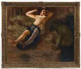 Karel Stroff, Rusalka and the Vodyanoy, Around 1920, oil on canvas