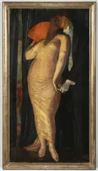Josef Tomáš Blažek, On a Ball, 1925, oil on cardboard