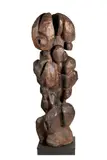 Jiří Bradáček, Growth, 1971, patinated wood