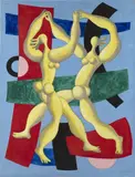 Jaroslav Bejček, Dance, 1963, oil on canvas