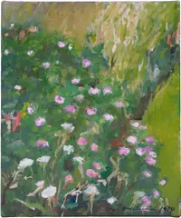 Jane Freilicher, Wild Rose Bush, 1970, oil on canvas