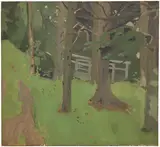 Fairfield Porter, Path and Footbridge