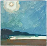 Lois Dodd, View from Van Loonen's at Night
