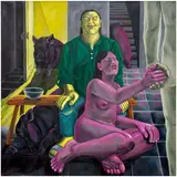 Amanda Ba, Pig's Skin, 2020, oil on canvas