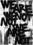 Adam Pendleton, Untitled (WE ARE NOT)