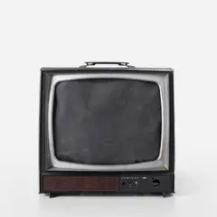 Nam June Paik, Untitled (Old television), 1975, chalk on paper and found television frame