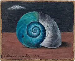 Gertrude Abercrombie, Shell, 1957, oil on Masonite