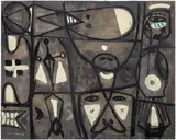 Adolph Gottlieb, Pictograph, 1949, oil and enamel on Masonite
