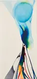 Paul Jenkins, Phenomena breathe blue, 1965, acrylic on canvas