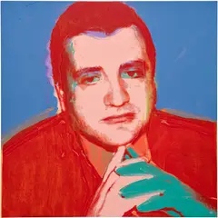 Andy Warhol, Dr. Carlo Monzino, acrylic and silkscreen ink on linen