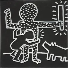 Keith Haring, Untitled, 1981, paint marker on Plexiglas