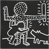 Keith Haring, Untitled, 1981, paint marker on Plexiglas
