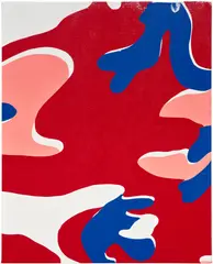 Andy Warhol, Camouflage, 1986, acrylic and silkscreen ink on canvas