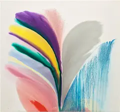 Paul Jenkins, Phenomena Under Water Winds, 1979, acrylic on canvas