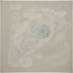 Shusaku Arakawa, Untitled, oil and pencil on canvas