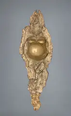 Marc Quinn, Life after Life, 2003, gold plate and metal, in 2 parts