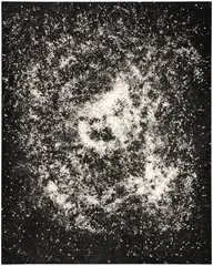 Rashid Johnson, Untitled (Love in Outer Space), 2013, spray enamel on canvas