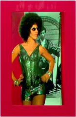Carrie Mae Weems, Afro Chic, 2009, video with color and sound, in artist's frame