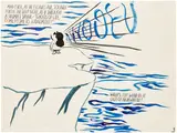 Raymond Pettibon, No title (And ever, as...), 2013, ink and gouache on paper