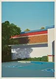 Jake Longstreth, Manzanita Avenue, 2019, oil on linen
