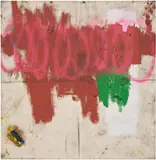 Oscar Murillo, Untitled (synthetic trash paintings), 2012, oil, dirt and spray paint on canvas