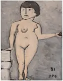 Joaquín Torres-García, Eva, 1939, oil on cardboard