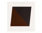 Black/Brown by Ellsworth Kelly, 1970-1972, 2-color lithograph on Special Arjomari paper, sold Oct 2015