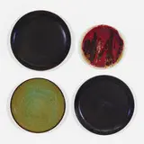 Toshiko Takaezu, Collection of four plates