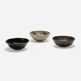 Toshiko Takaezu, Collection of three bowls