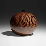 Lino Tagliapietra, Black and Brown vase