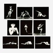 Collection of nine Marilyn Monroe photographs by Milton Greene, gelatin silver print, sold Nov 2022
