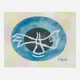 Georges Braque, Plaque, enamel on copper