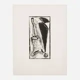 Bryan Hunt, Vector, 1988, soapground, aquatint, drypoint and dremel