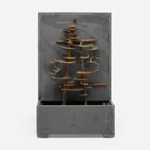 Bent Sørensen, Rare fountain, bronze, slate, stones