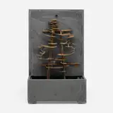 Bent Sørensen, Rare fountain, bronze, slate, stones
