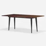 Edward Wormley, Flip-top table, c. 1949-57, mahogany, lacquered wood