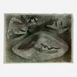 Harry Bertoia, Untitled (Monotype), c. 1955, monoprint on rice paper