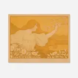 Paul Berthon, Les eglantines, 1900, lithograph in colors