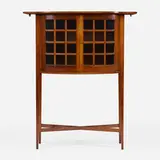 George Walton, Holland cabinet, c. 1900, mahogany, glass