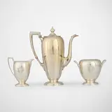Reed & Barton, Pointed Antique three-piece coffee service