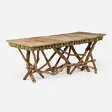 Adirondack, Rustic hall / console table, painted wood