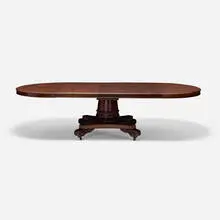William IV, Extension dining table, c. 1830, mahogany, brass