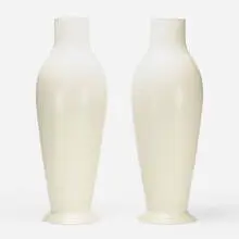 Philippe Starck and Eugeni Quitllet, Misses Flower Power vases, pair, 2007, injection molded plastic